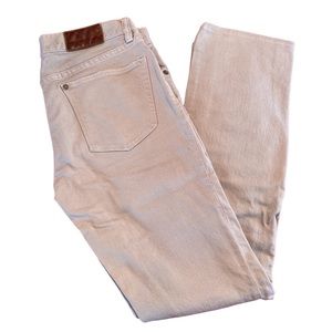 Madewell rail straight leg tan Jean